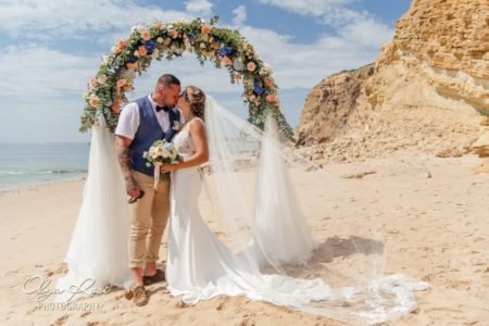 Algarve beach wedding photographer Algarve beach wedding photographer