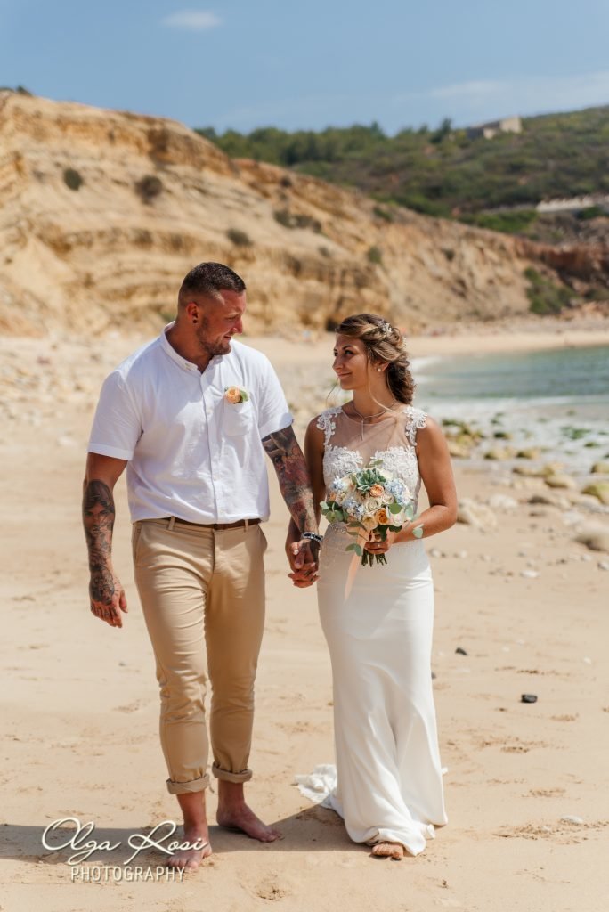 Algarve beach wedding photographer Algarve beach wedding photographer