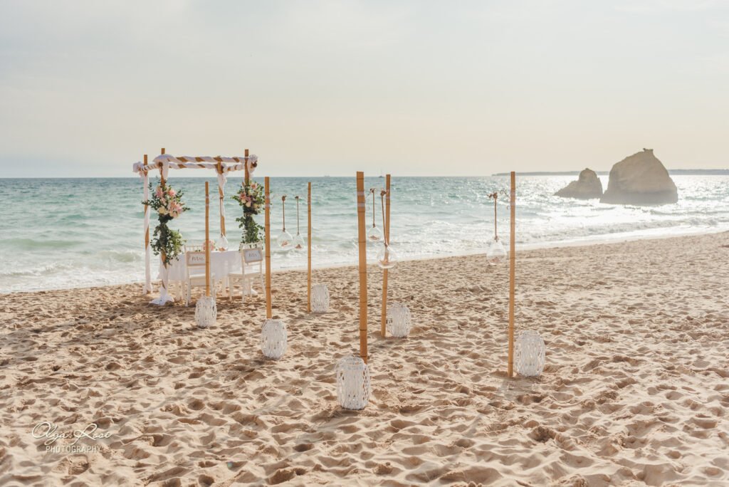 Alvor beach wedding, Algarve