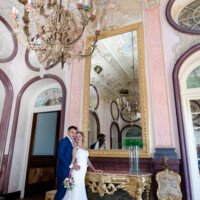 Algarve wedding photographer Olga Rosi in Palacio de Estoi Elopement wedding in Palacio de Estoi Algarve