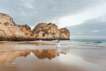 Algarve beach wedding, Alvor elopement Portugal in 2020. Algarve wedding photographer Olga Rosi Photography